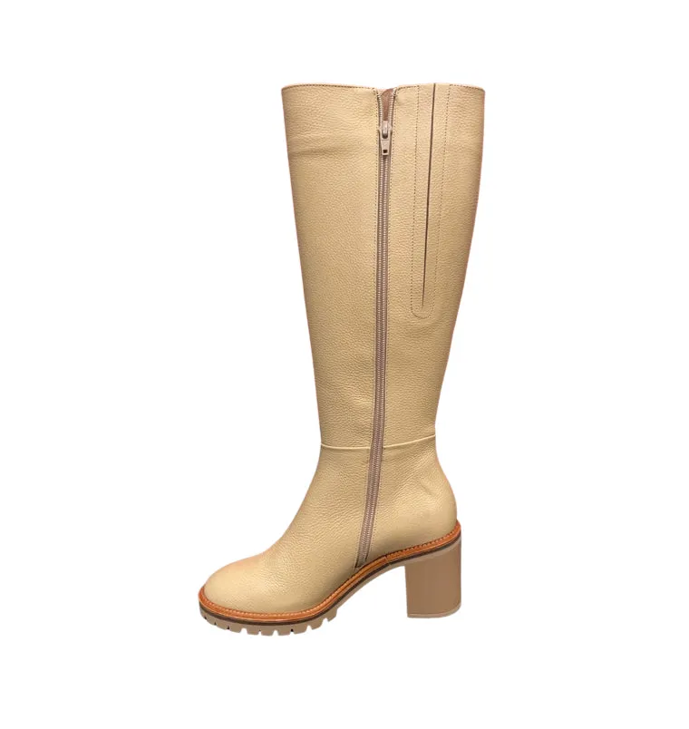 80313 Julie Sahara Tall Boot Cream