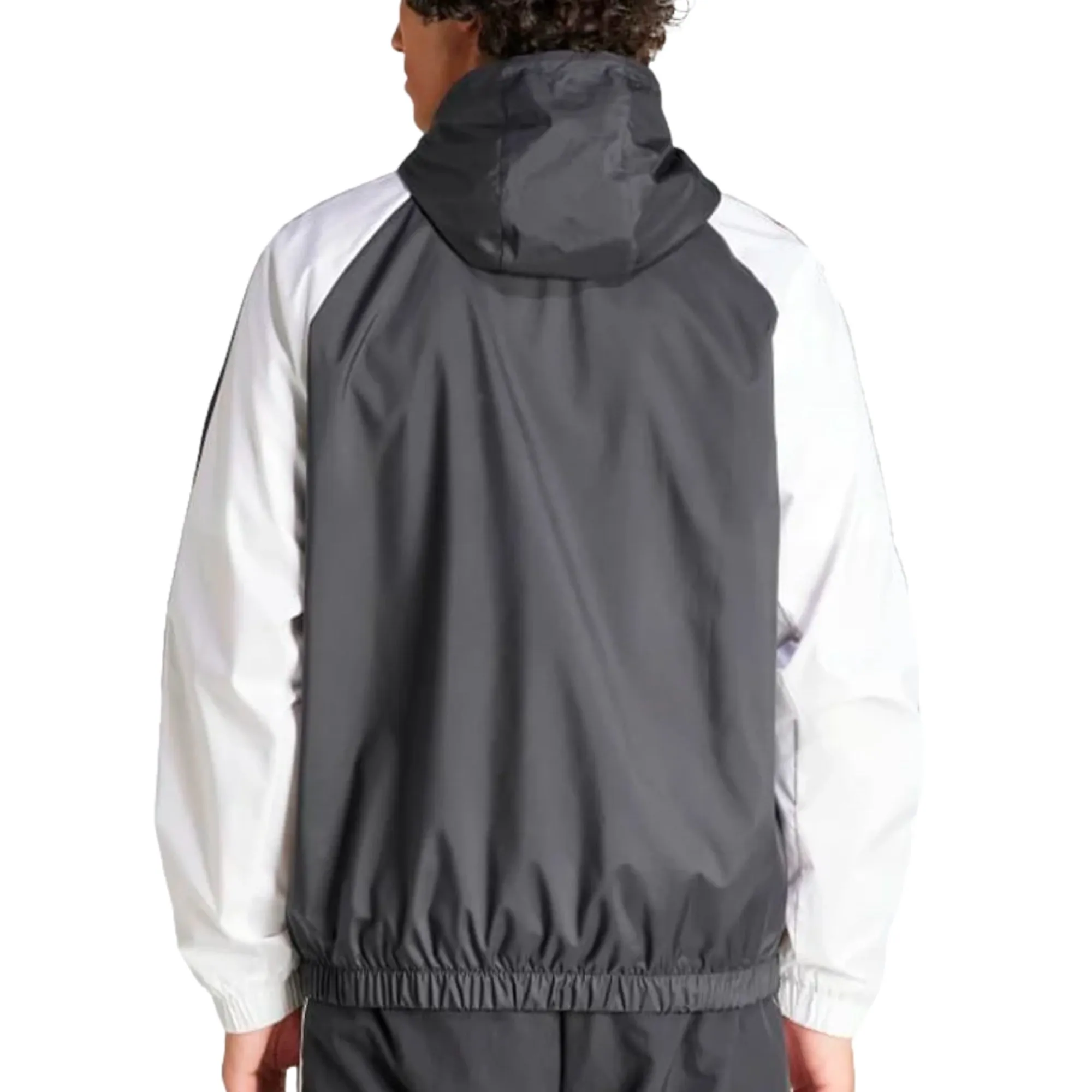 adidas Men's Germany DNA Windbreaker Full-Zip Jacket Black/White