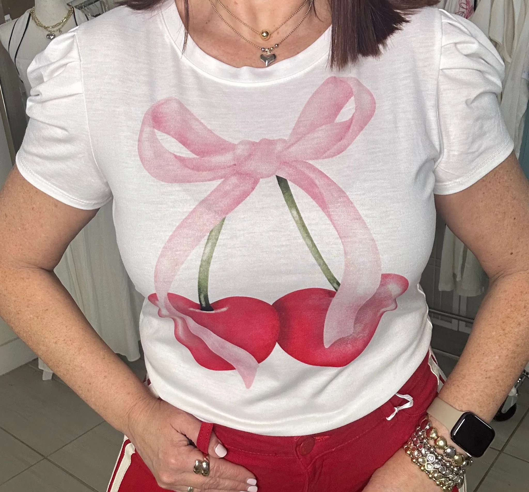 Amy T- Shirt Cherry