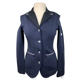 Animo Competition Jacket in Navy/White Piping - Women's IT 46 (US 12)