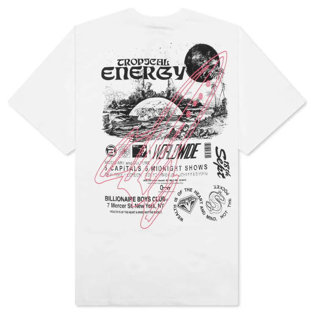 BB Energy S/S Tee - Bleach White