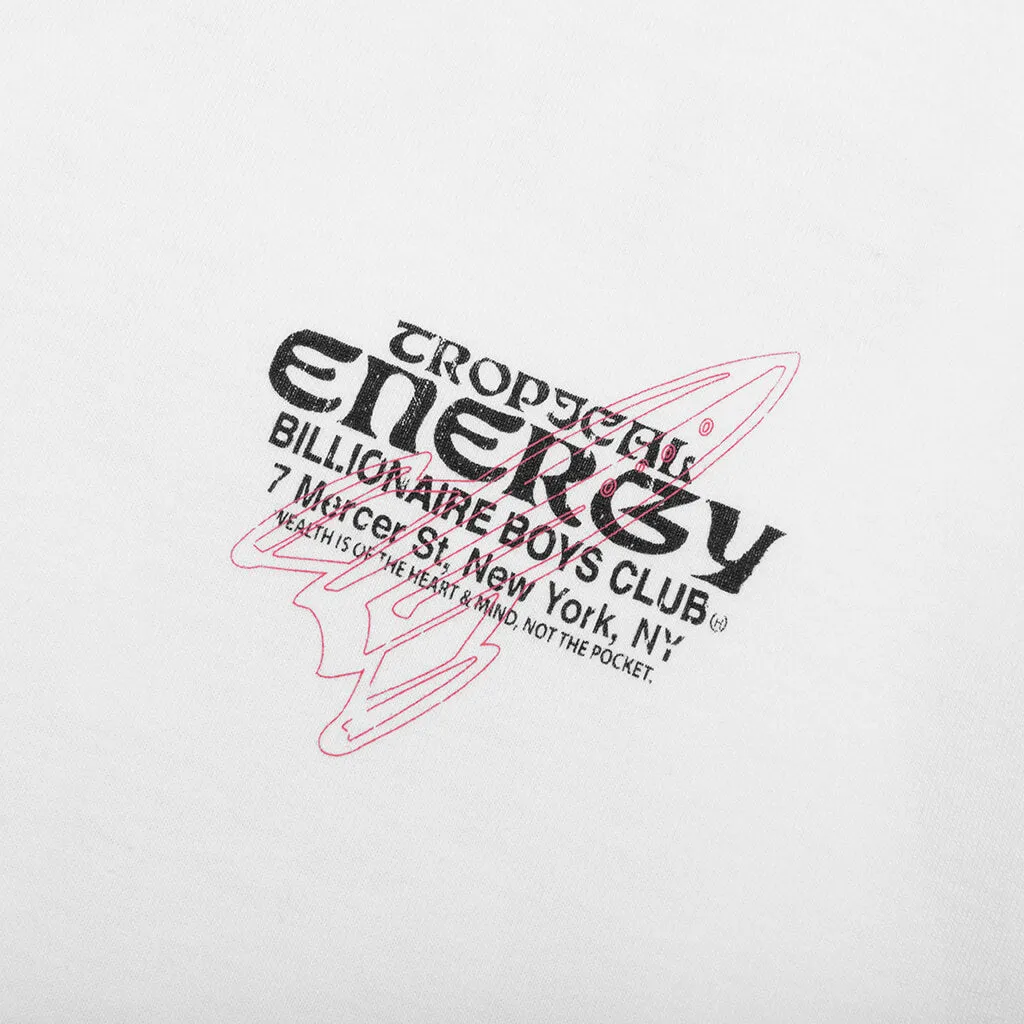 BB Energy S/S Tee - Bleach White