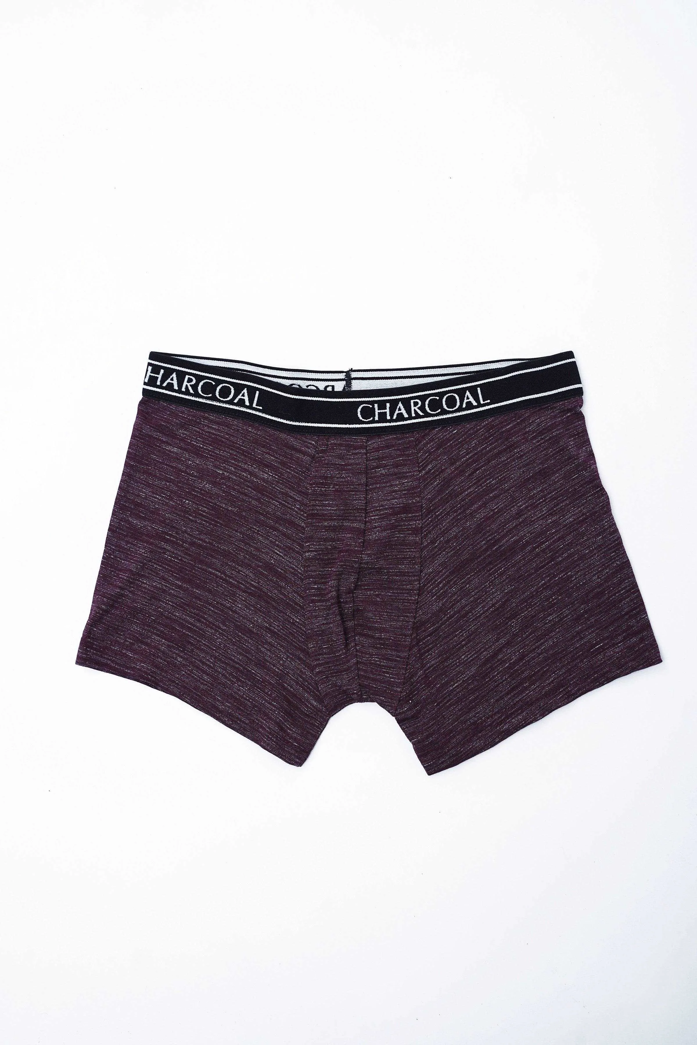 BOXER MAROON MELANGE