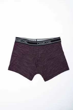 BOXER MAROON MELANGE