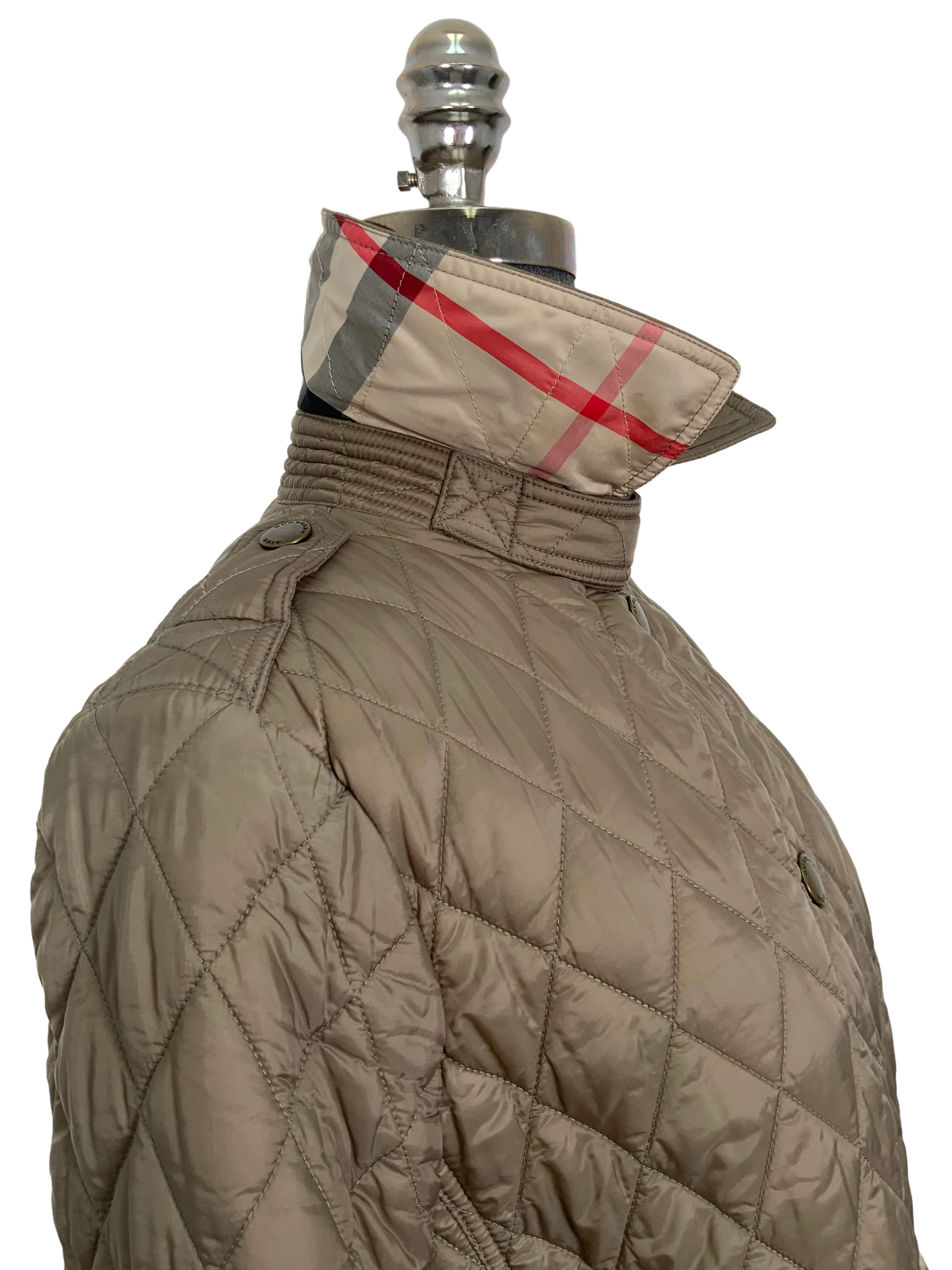 Burberry London Diamond Quilted Jacket Size S