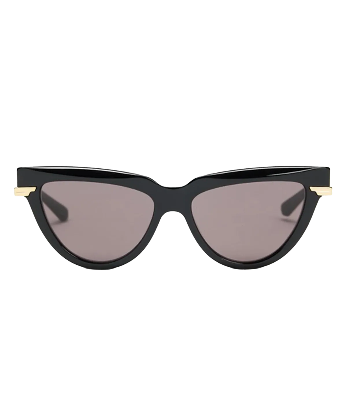 Cat Eye Wire Sunglass in Black Gold