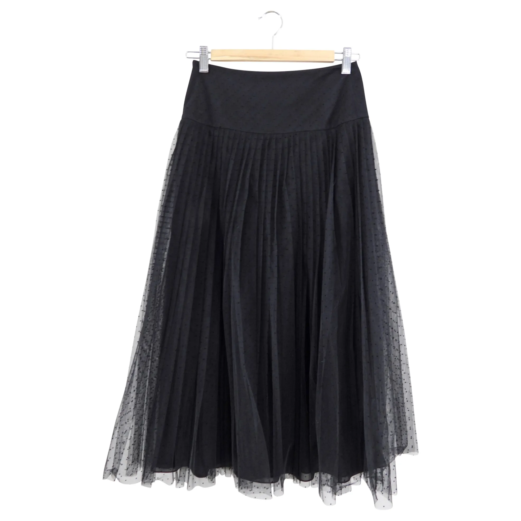 Christian Dior Black Tulle Net Skirt - FR36 / USA 4