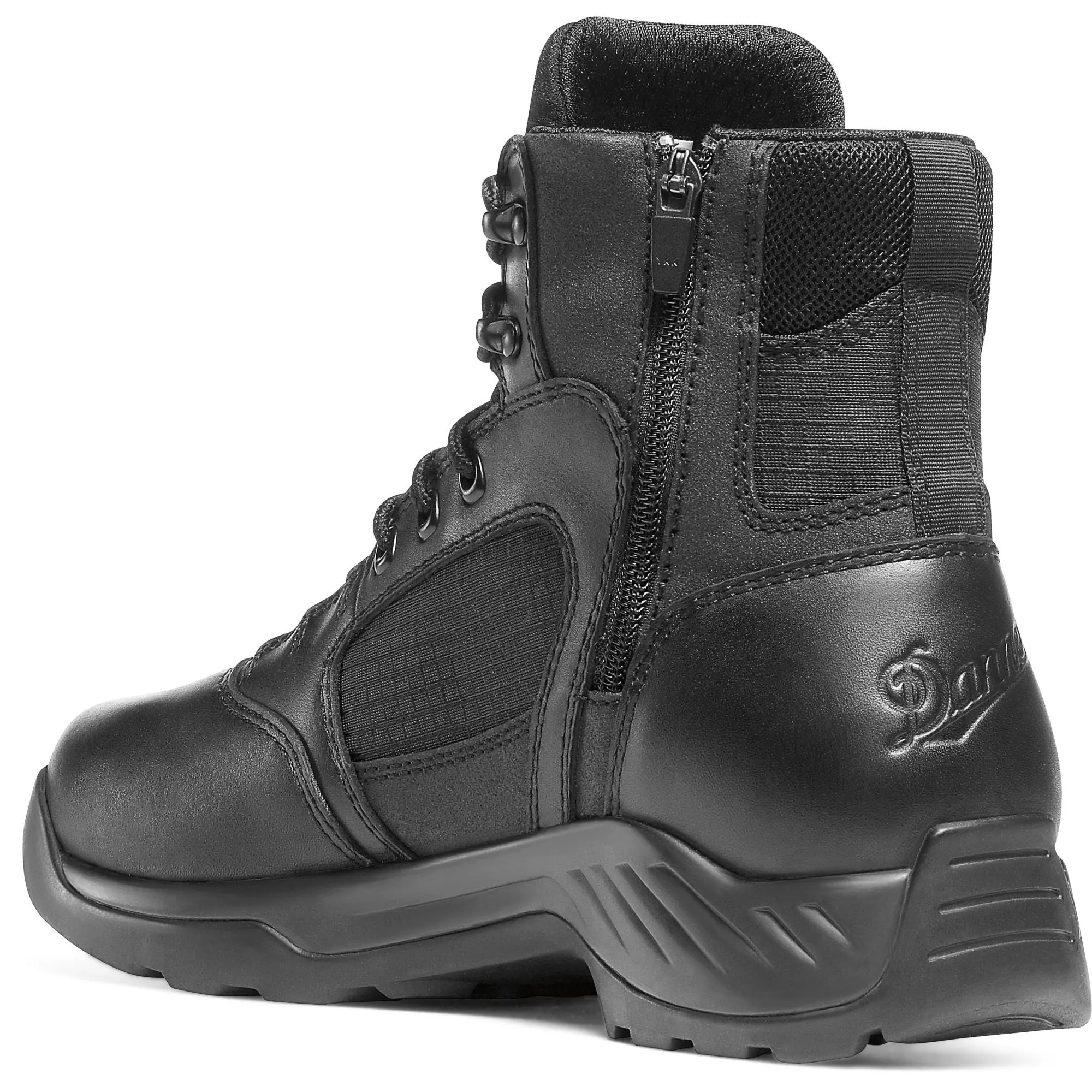 Danner Men's Kinetic 6" Side Zip Waterproof Duty Boot - Black - 28017