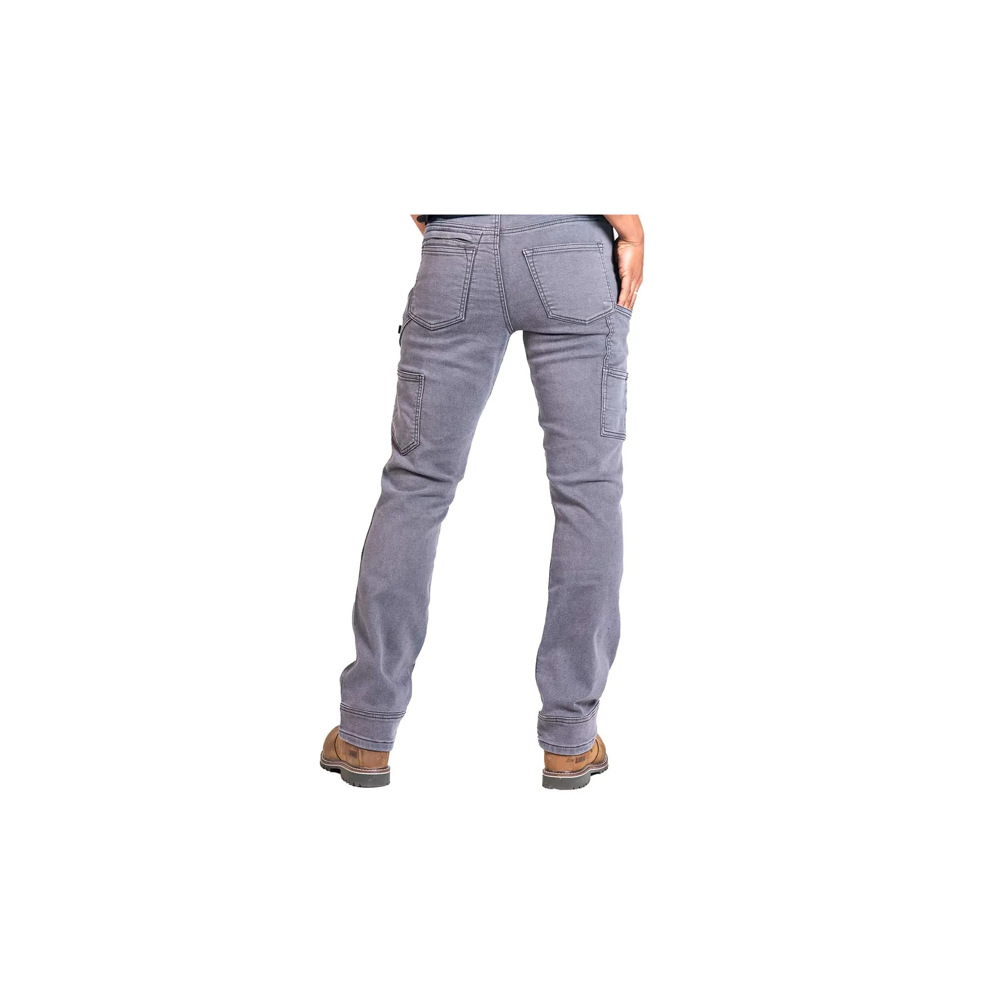 Dovetail Workwear Womens Britt Utility Grey Thermal Denim