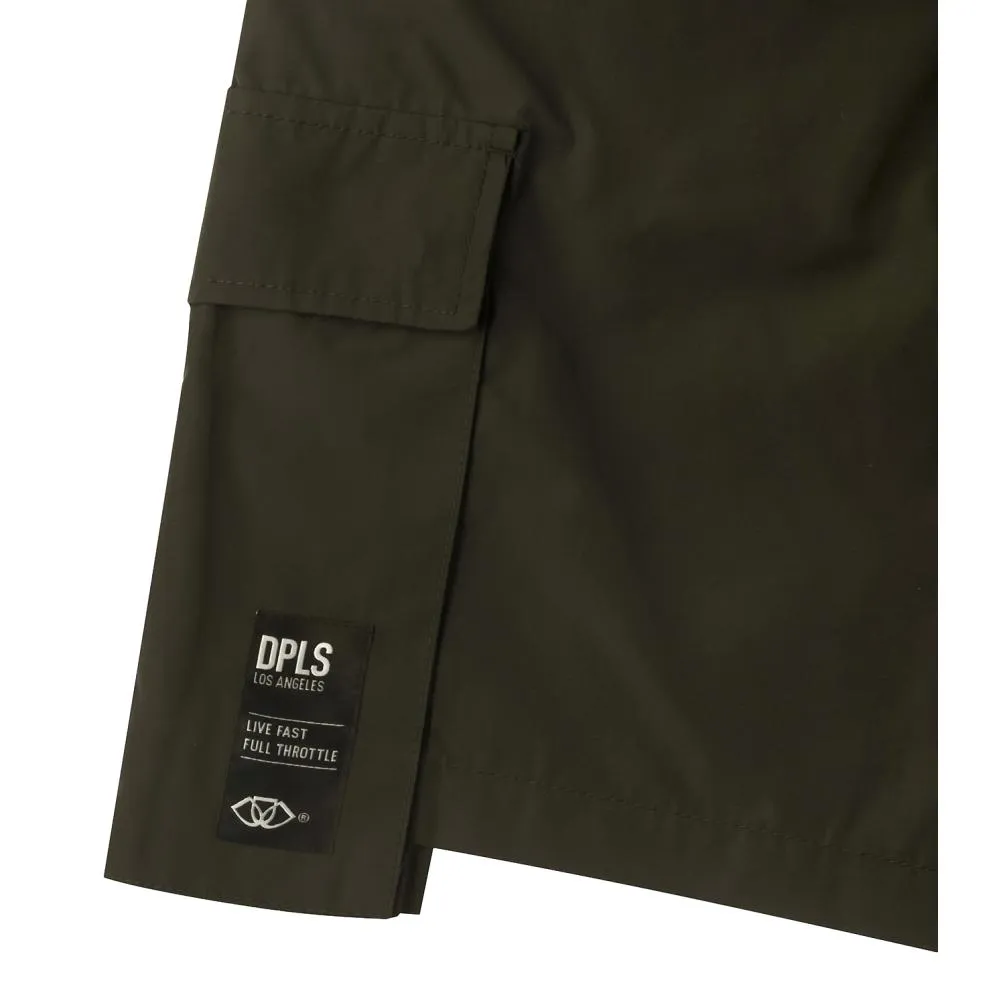 DPLS BLURRY POCKETS SHORTS-ARMY