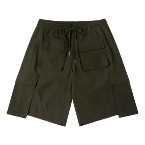 DPLS BLURRY POCKETS SHORTS-ARMY