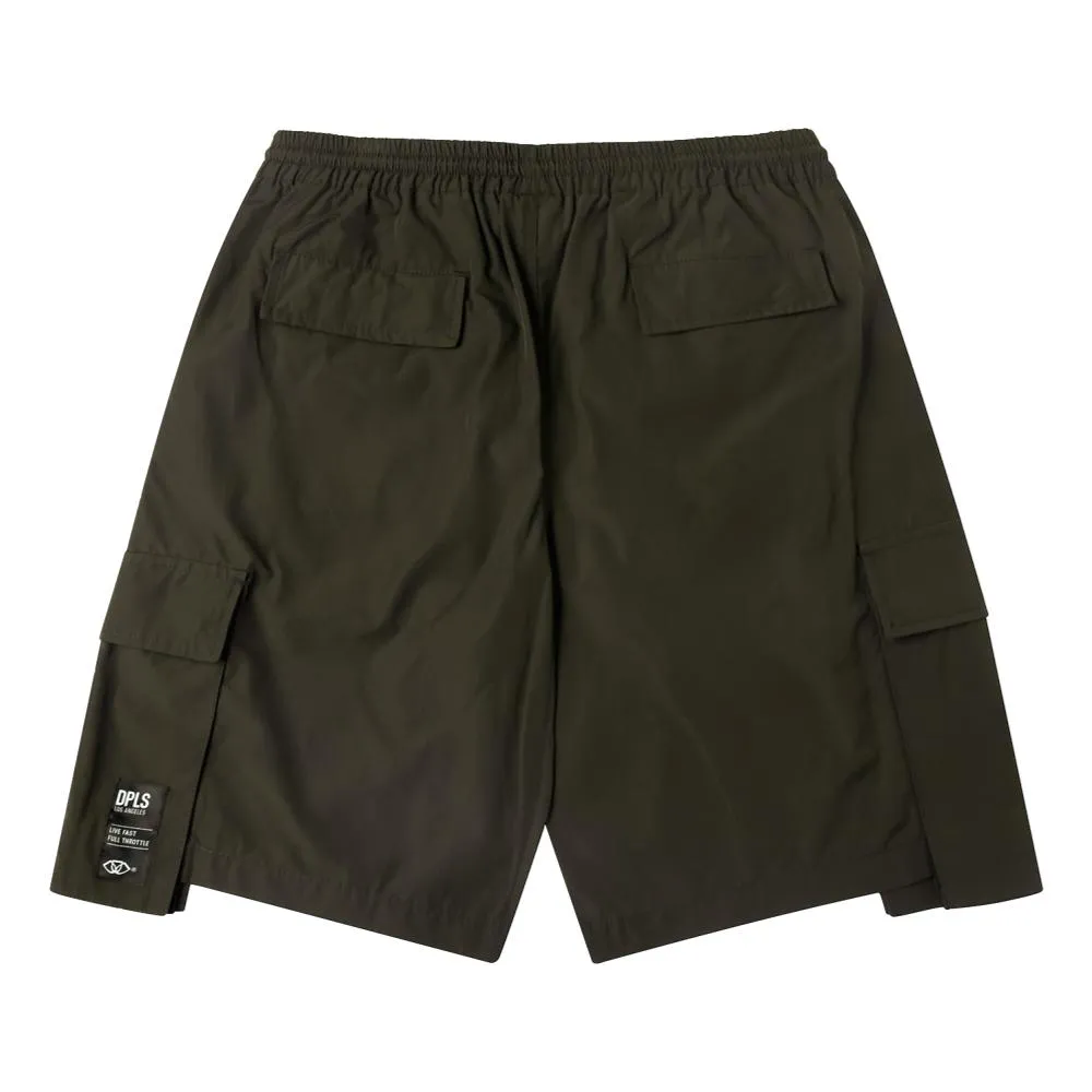 DPLS BLURRY POCKETS SHORTS-ARMY