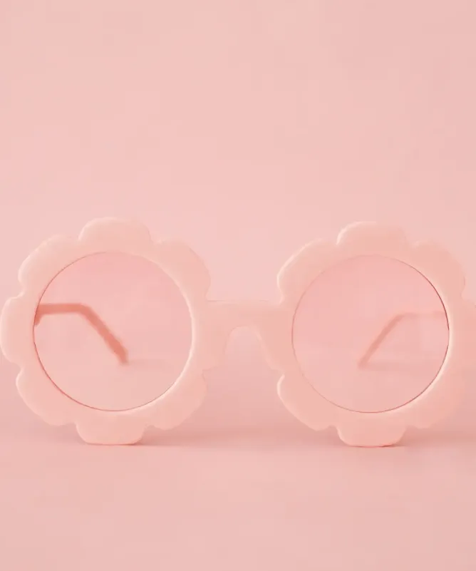 Flower Sunglasses - Pink