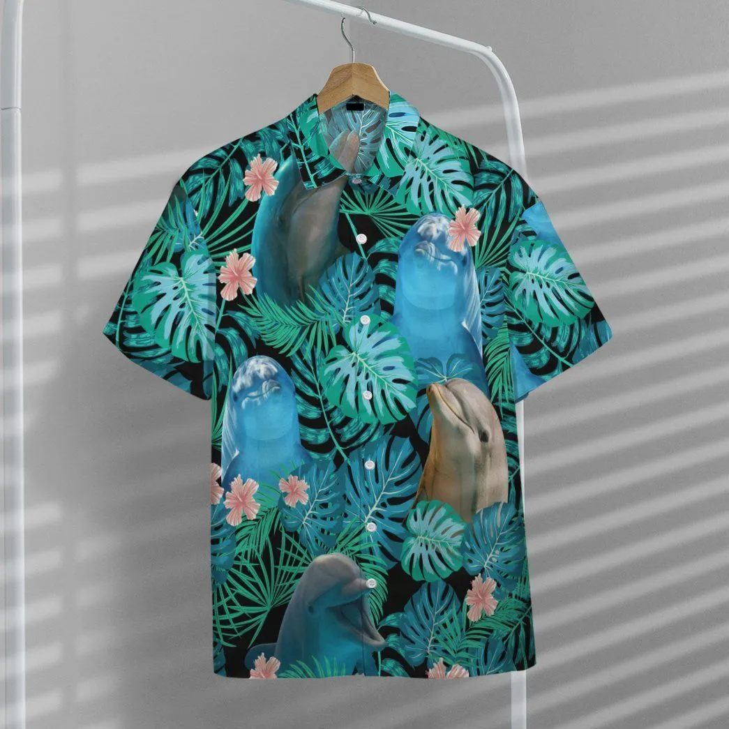 Gearhuman 3D Dolphins Hawaii Shirt