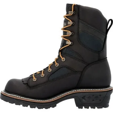 Georgia Men's Ltx Logger 9" Comp Toe WP Work Boot -Black- GB00619