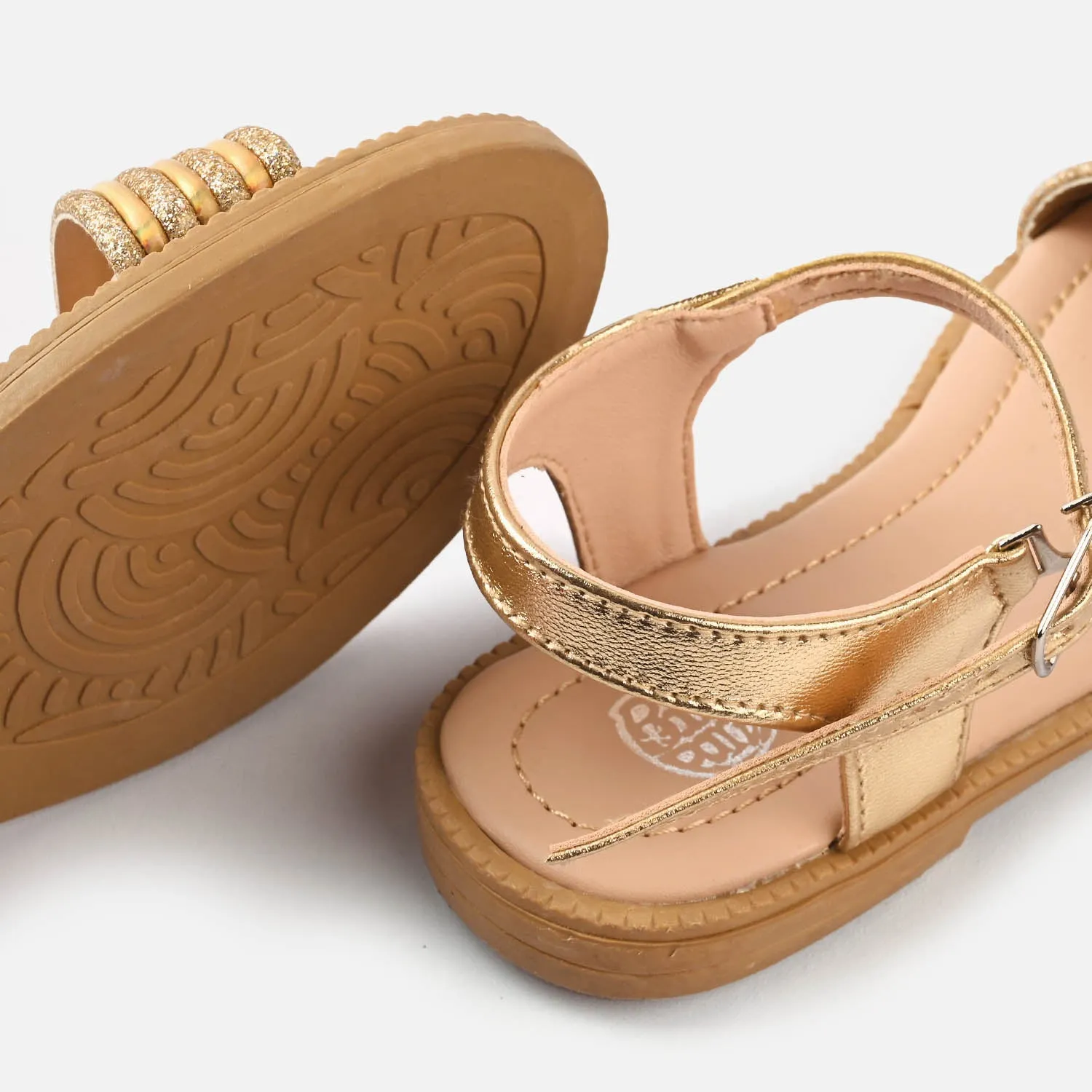 Girls Sandals 203-74-Golden