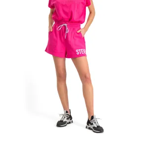 JOCELYN LADIES KNITTED SHORTS HOT PINK