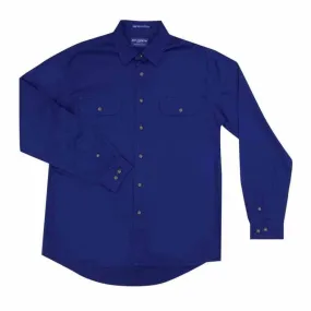 Just Country Evan Full Button Shirt Men's Cobalt