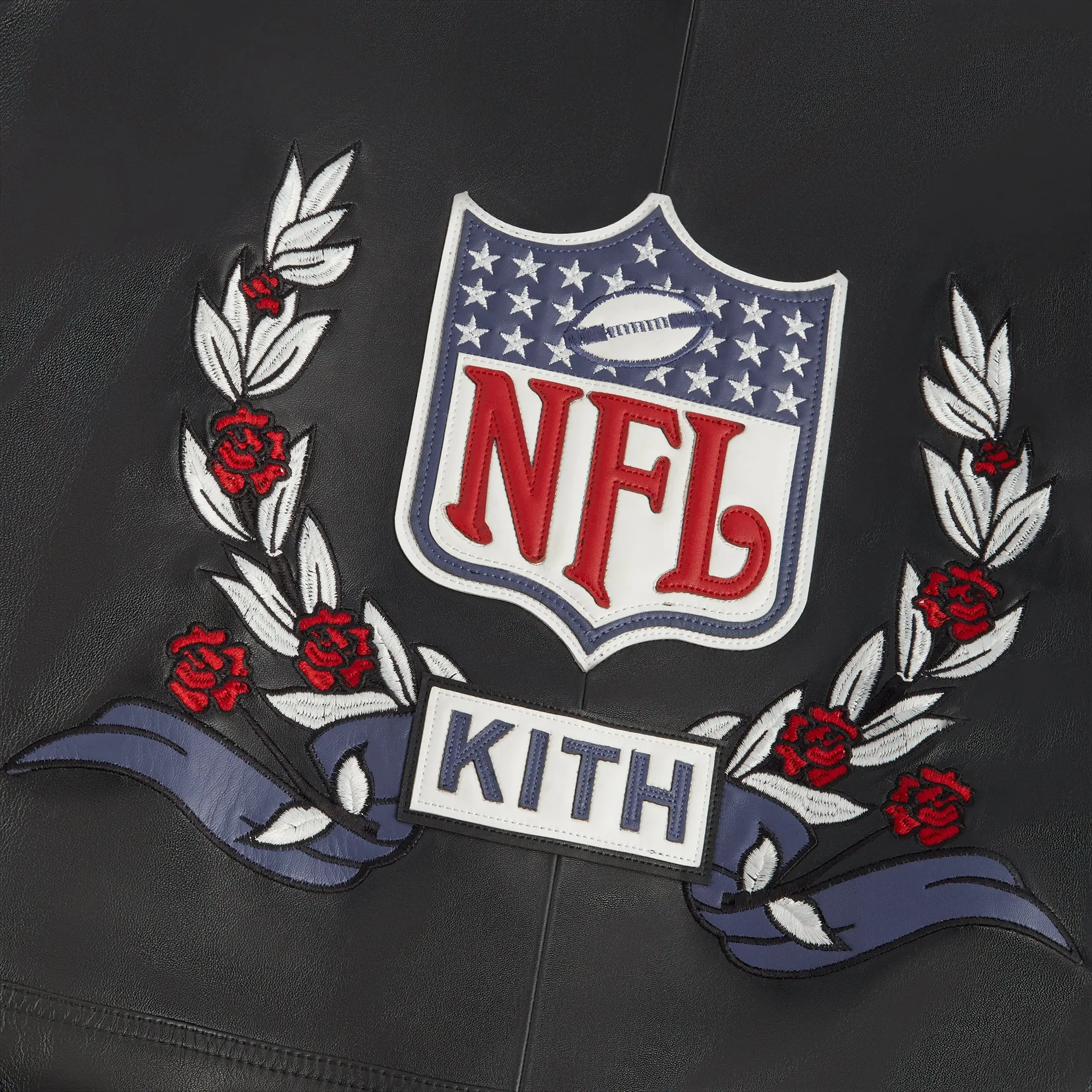 Kith for the NFL: Giants Leather Jacket - Current