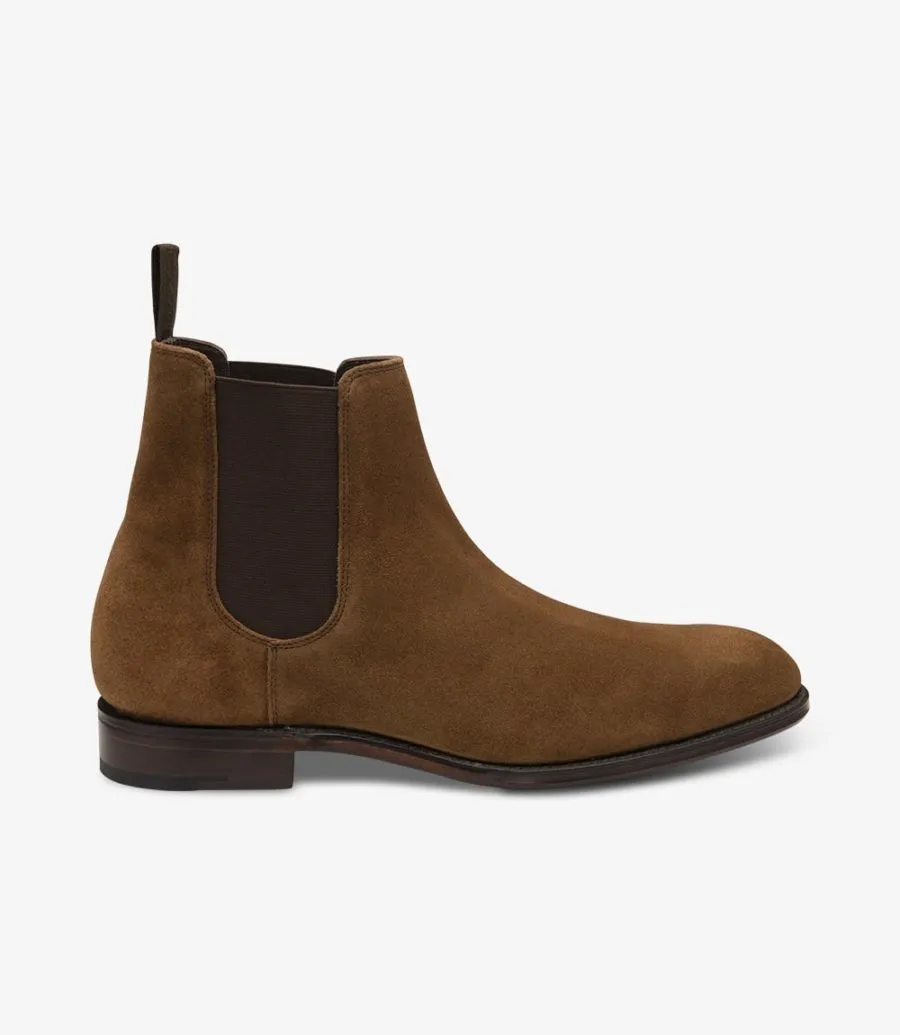 LOAKE - Coppergate Chelsea boot - Tobacco Suede