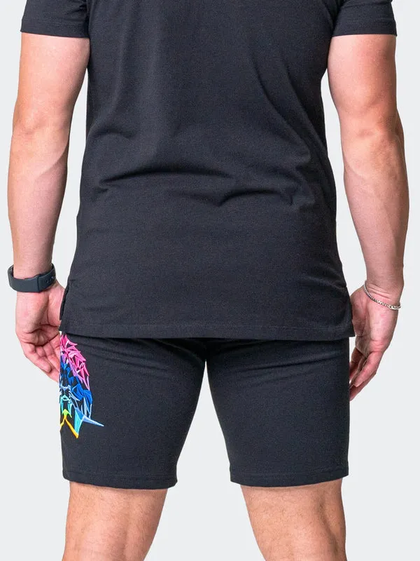 Maceoo Short | Short Neon Black