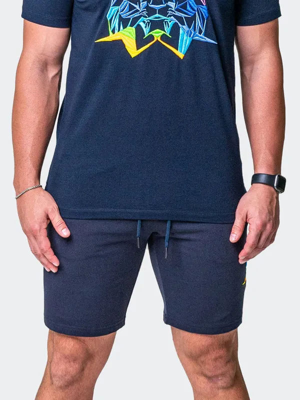 Maceoo Short | Short Neon Navy