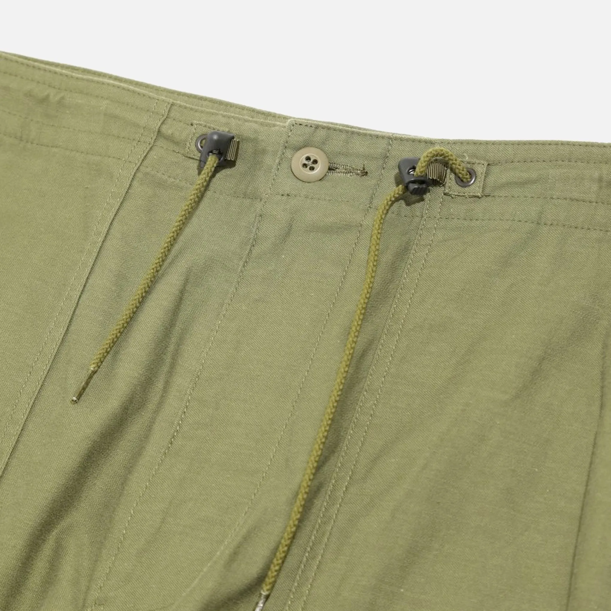 Needles String Fatigue Pant - Olive Back Sateen