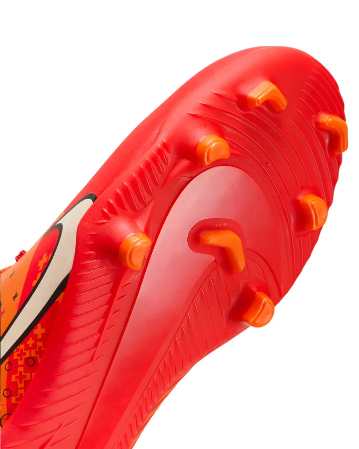 Nike boys' football boot Vapor15 Club MDS FG/MG FD0563-600 crimson-pale ivory