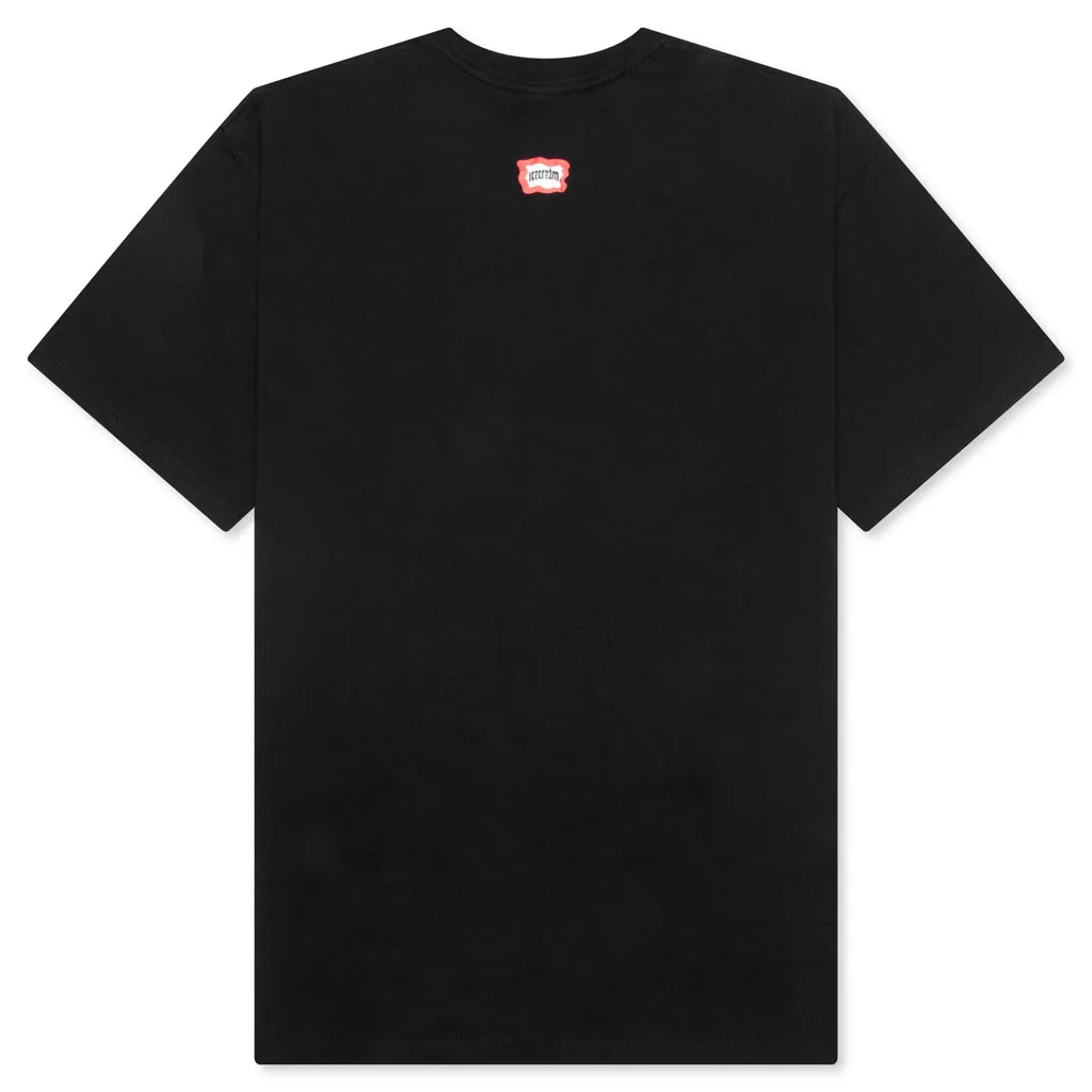 Pearl Beads S/S Tee - Black