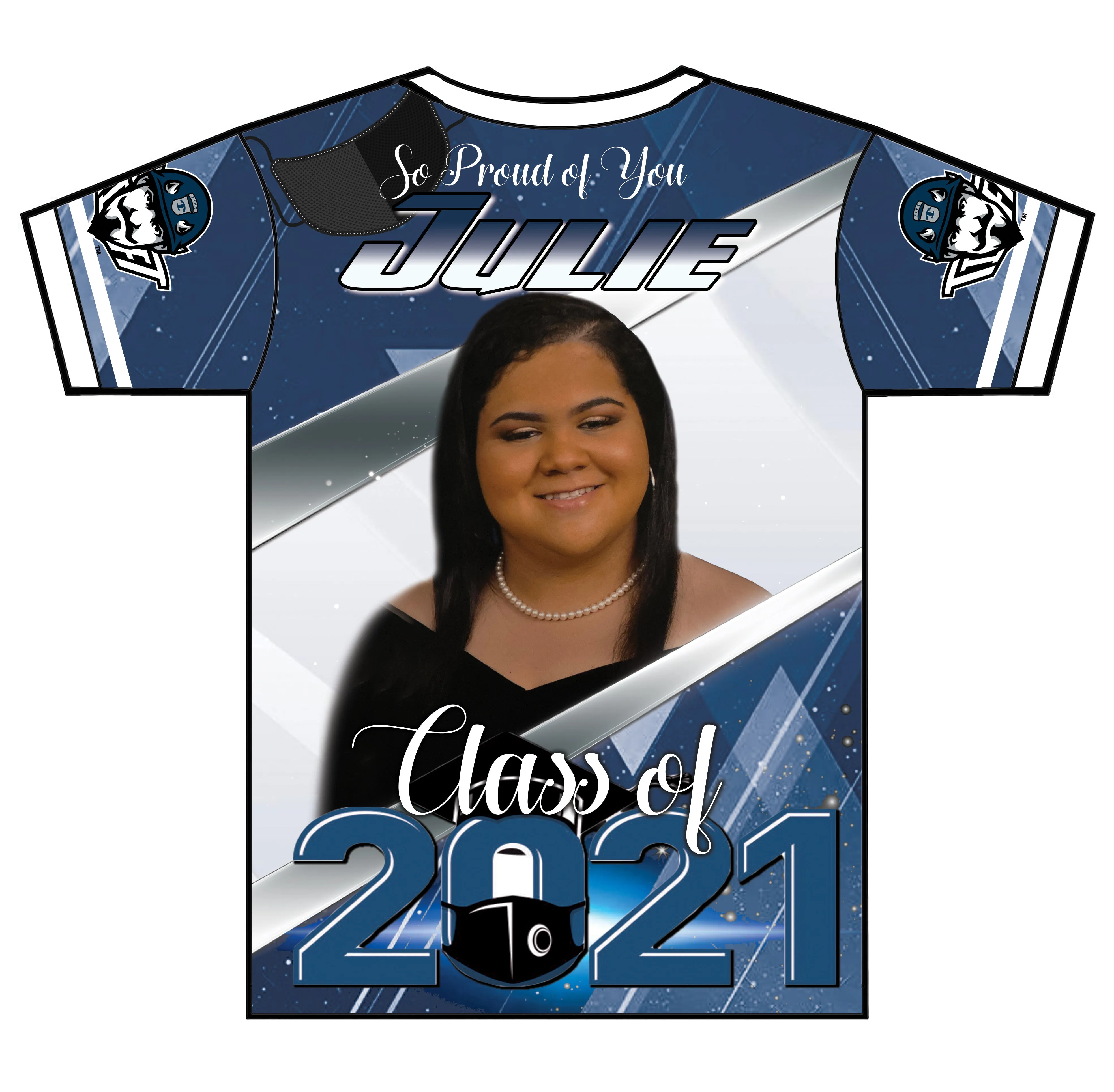 "Julie" Custom Designed Graduation 3D shirt