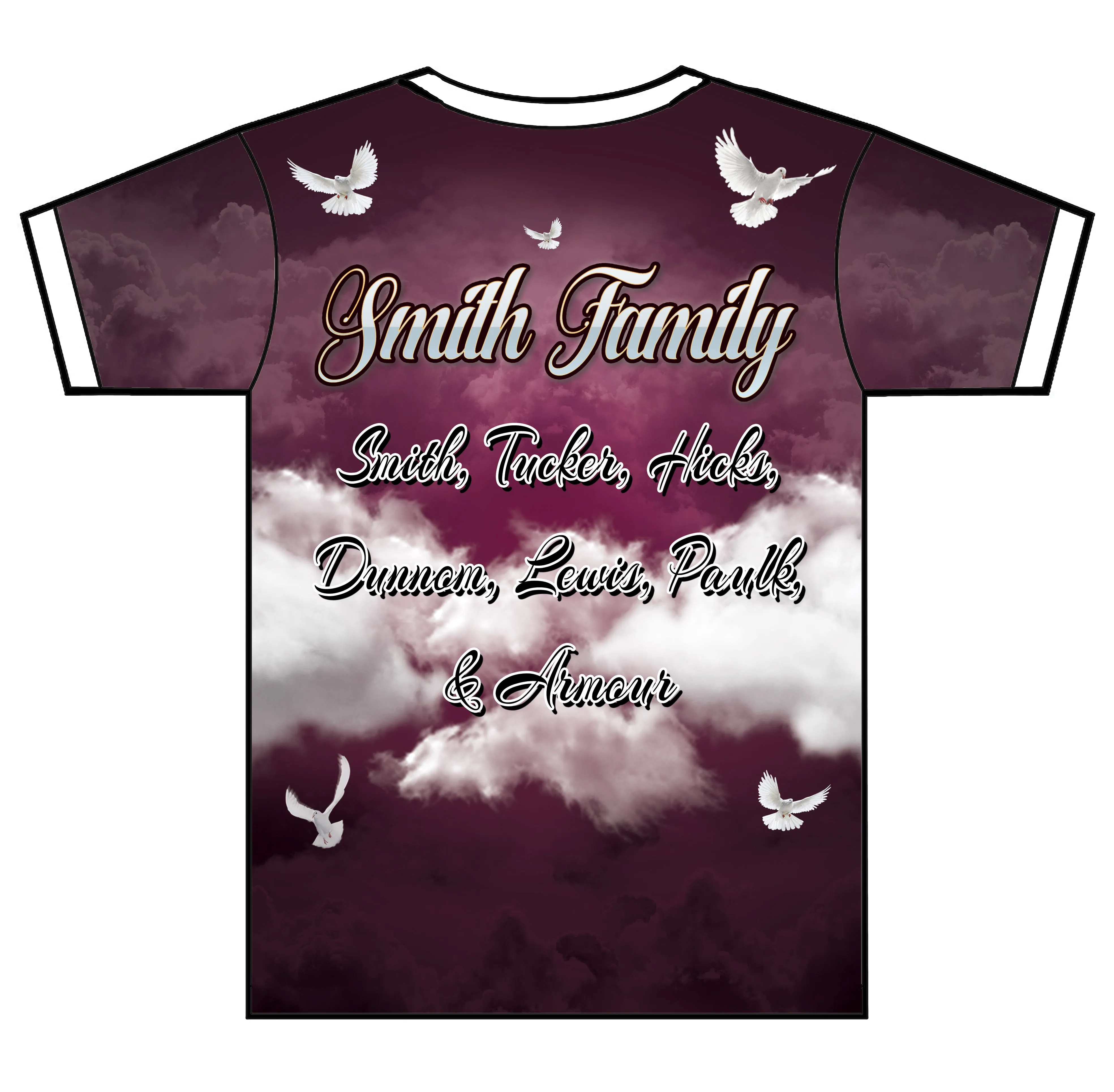 "Legacy" Custom Designed Family Reunion 3D shirt