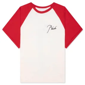 Raglan Tee - Vintage Red