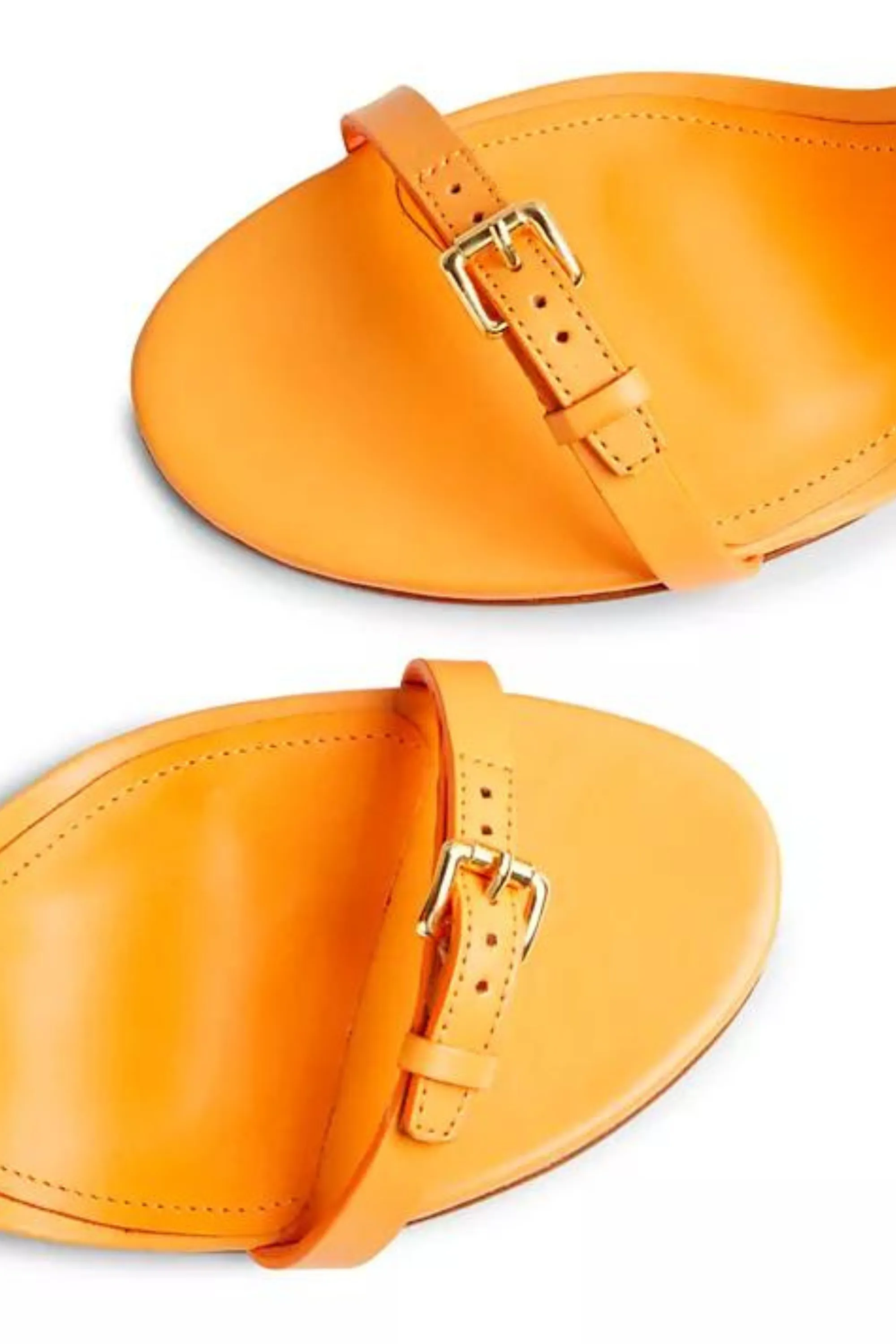 Schutz Aurora Mid Heel Orange