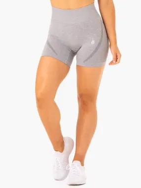 Sculpt Seamless Shorts - Grey Marl