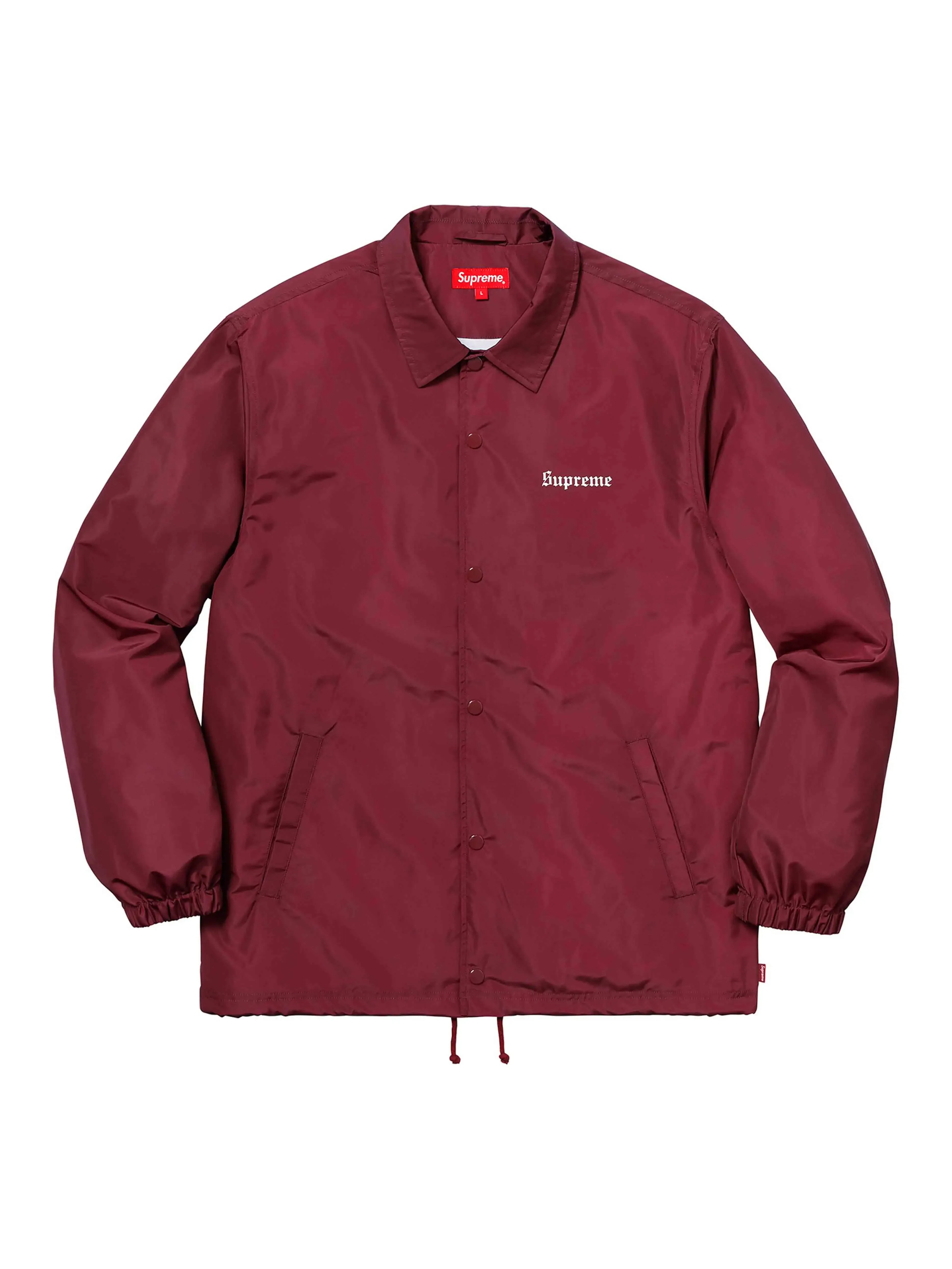 Supreme Nan Goldin Coaches Jacket Burgundy [SS18]