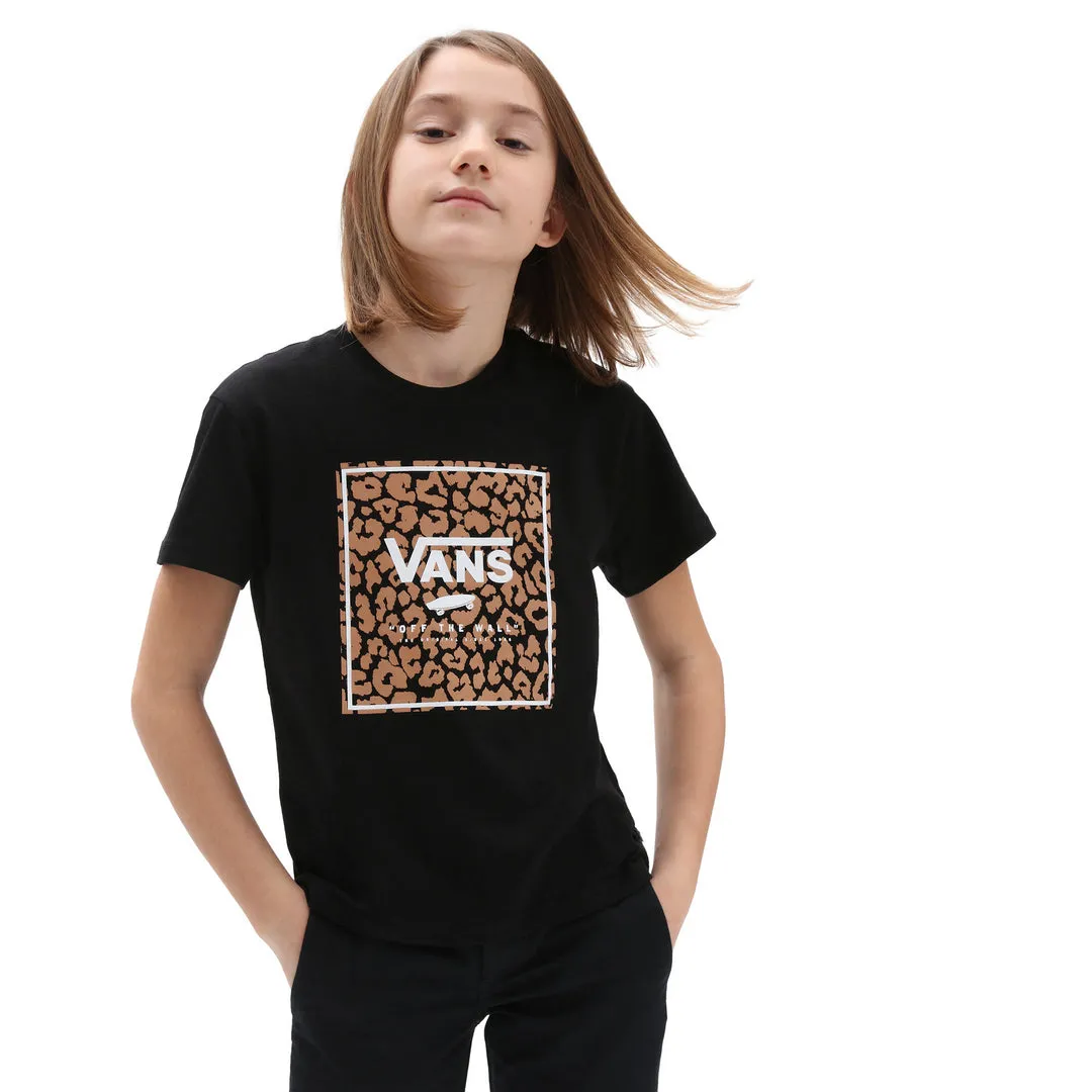 T-Shirt Vans GR Leopard Print Box Black - Kids