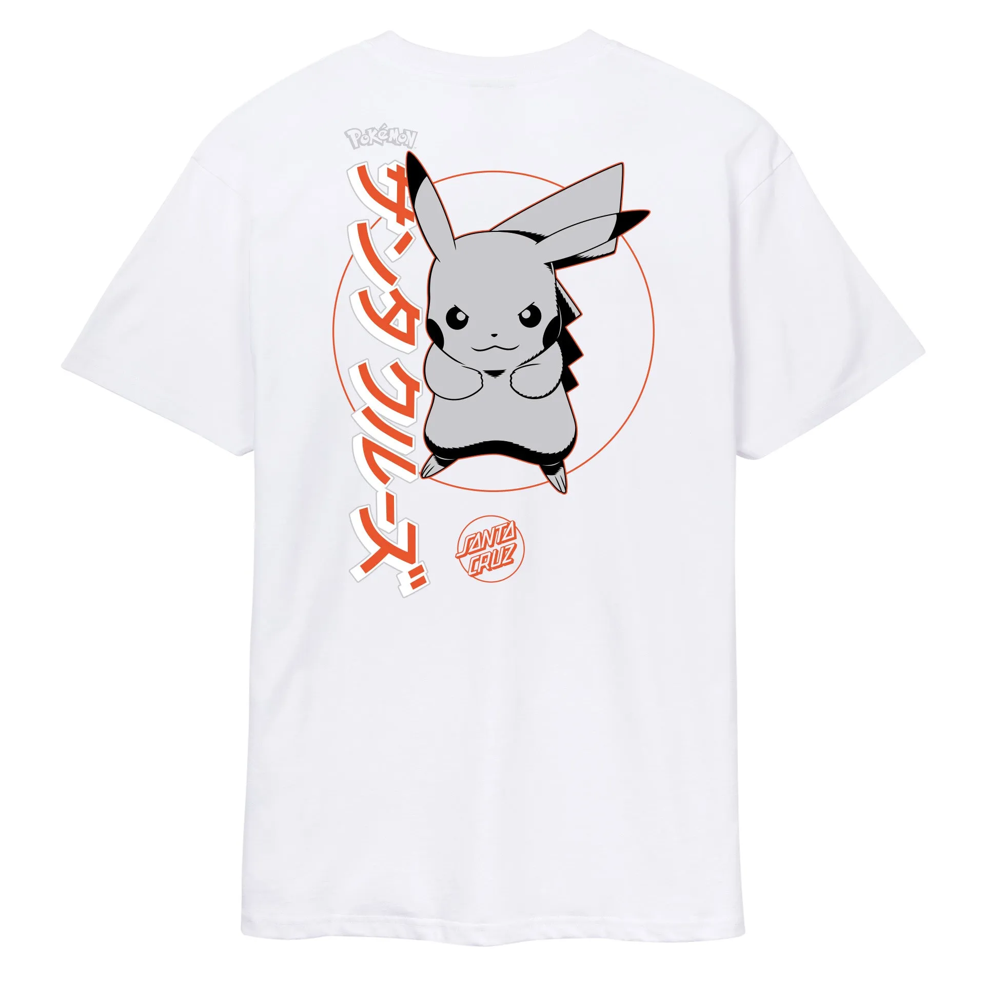 TEE SHIRT SANTA CRUZ X POKEMON SC PIKACHU WHITE