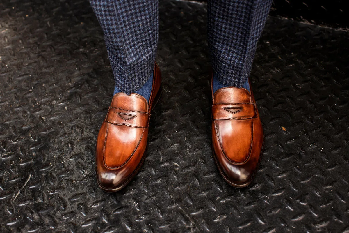 The Stewart Penny Loafer - Brown