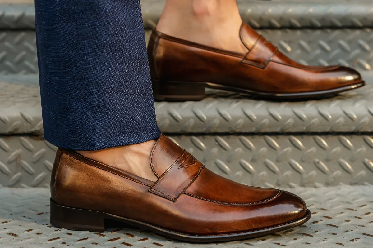 The Stewart Penny Loafer - Brown