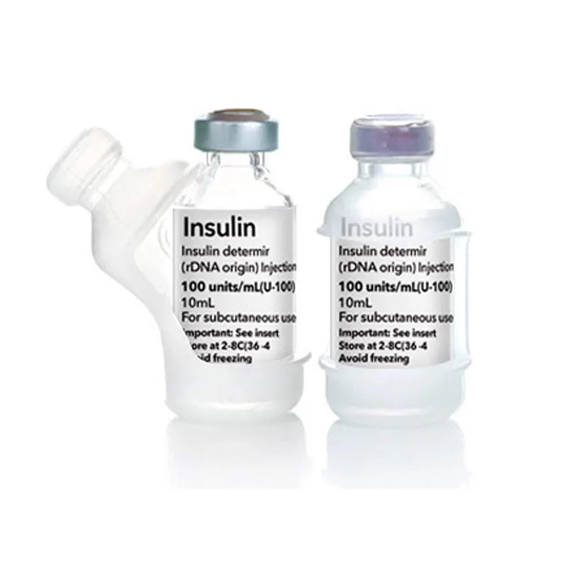 Vial Safe Insulin Vial Protector Case, Short 10mL Size, Clear, 2-Pack